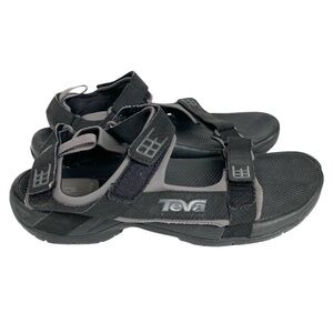 Teva Minam Men’s 10 Black Hiking Sandals Rugged Outdoor